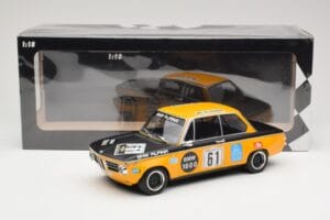 BMW 1600-2 BMW Alpina #61 R. Herzog / N. Lauda DNF 6 Hours Nurburgring 1970 Minichamps 1:18 155702661 Diecast - image 6 of 6