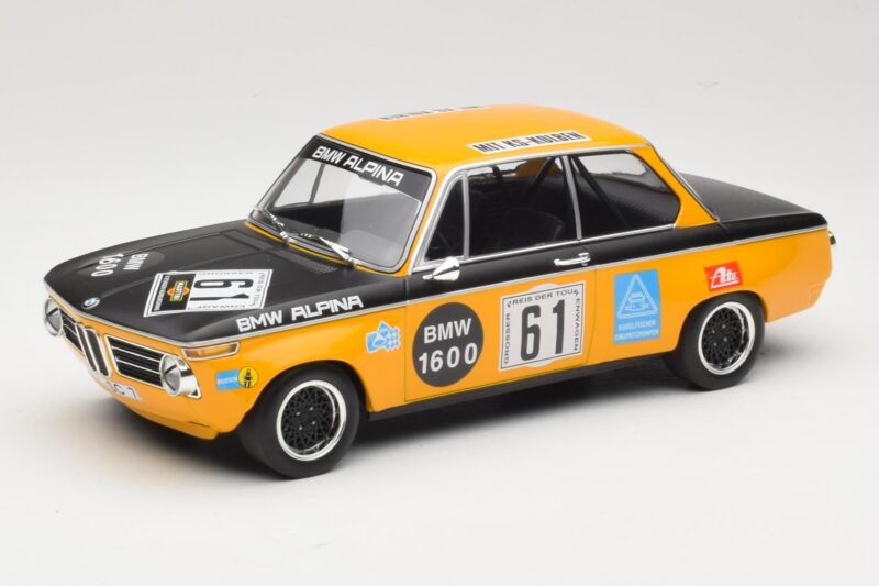 BMW 1600-2 BMW Alpina #61 R. Herzog / N. Lauda DNF 6 Hours Nurburgring 1970 Minichamps 1:18 155702661 Diecast