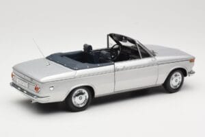 BMW 1600 Cabriolet Silver Minichamps 1:18 80430145819 Diecast - image 3 of 8