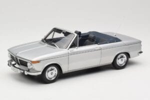 BMW 1600 Cabriolet Silver Minichamps 1:18 80430145819 Diecast