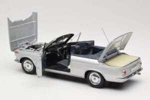 BMW 1600 Cabriolet Silver Minichamps 1:18 80430145819 Diecast - image 5 of 8