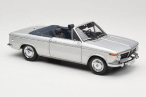 BMW 1600 Cabriolet Silver Minichamps 1:18 80430145819 Diecast - image 6 of 8