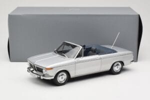 BMW 1600 Cabriolet Silver Minichamps 1:18 80430145819 Diecast - image 8 of 8