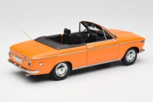 BMW 1600 Cabriolet Orange Minichamps 1:18 100021030-O Diecast - image 3 of 8