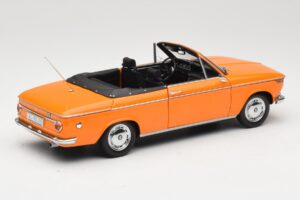BMW 1600 E10 Cabriolet Orange Minichamps 1:18 100021030 Diecast - image 3 of 8