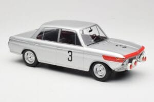 BMW 1800 TiSA #3 D. Glemser / J. Ickx 24 Hours of Spa 1965 Minichamps 1:18 155652903 Diecast - image 4 of 6