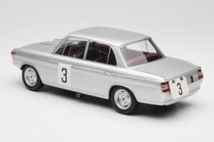 BMW 1800 TiSA #3 D. Glemser / J. Ickx 24 Hours of Spa 1965 Minichamps 1:18 155652903 Diecast - image 5 of 6