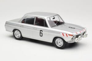 BMW 1800 TiSA #6 J. Munaron / K. Eppelein 24 Hours of Spa 1965 Minichamps 1:18 155652906 Diecast - image 4 of 6
