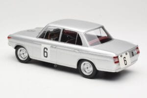 BMW 1800 TiSA #6 J. Munaron / K. Eppelein 24 Hours of Spa 1965 Minichamps 1:18 155652906 Diecast - image 5 of 6