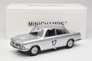 BMW 2000 Ti #17 J. Ickx / H. Hahne 24 Hours of Spa 1966 Winners Minichamps 1:18 107662517 Resin - image 6 of 6