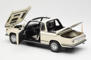 BMW 2002 Baur Cabriolet E10 Chamonix White AUTOart 1:18 70532 Diecast - image 5 of 8
