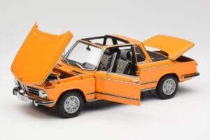 BMW 2002 E10 Cabriolet Colorado Orange AUTOart 1:18 80430300713 Diecast - image 2 of 8
