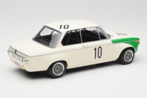 BMW 2002 Tii E10 #10 H. Hahne / D. Quester Winners Nurburgring 1968 Minichamps 1:18 155682710 Diecast - image 2 of 6