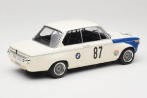 BMW 2002 Tii E10 #87 H. Hahne Grand Prix Brno 1969 Minichamps 1:18 155692787 Diecast - image 2 of 6