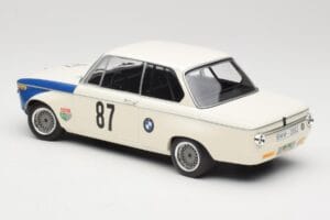 BMW 2002 Tii E10 #87 H. Hahne Grand Prix Brno 1969 Minichamps 1:18 155692787 Diecast - image 5 of 6
