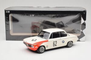 BMW 2002 tiK BMW AG #1 H. Hahne / D. Quester Class Winner Guards International 6 Hours Brands Hatch 1969 Minichamps 1:18 1556 - image 6 of 6