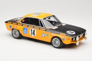 BMW 2800 CS BMW Alpina #14 H. Kelleners / G. Huber Winners 24 Hours of Spa 1970 Minichamps 1:18 155702714 Diecast - image 4 of 6