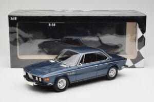 BMW 2800 CS E9 Blue Metallic Minichamps 1:18 155028032 Diecast - image 6 of 6