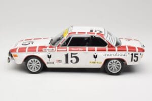 BMW 2800 CS E9 #15 Team Marabout Gaye / S. Braillard 24 Hours of Spa 1972 Minichamps 1:18 155722715 Diecast - image 3 of 6