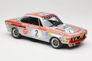 BMW 2800 CS E9 #2 Team Schnitzer J. Fitzpatrick / H. Heyer Winners Grand Prix Touring Cars Nurburgring 1972 Minichamps 1:18 1 - image 4 of 6