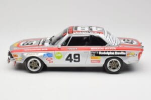 BMW 2800 CS E9 #49 Team Schnitzer G. Herzog / H. Heyer 24 Hours of Spa 1972 Minichamps 1:18 155722749 Diecast - image 3 of 6