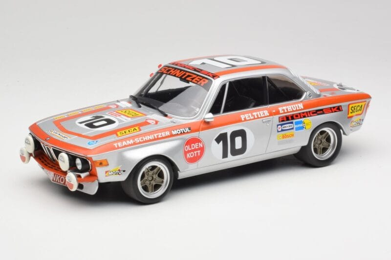 BMW 2800 CS Team Schnitzer #10 J. Fitzpatrick / J. Peltier Spa 1972 Minichamps 1:18 155722710 Diecast