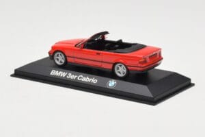 BMW 3 Series E30 Cabriolet Red Minichamps 1:43 80429421500 Diecast - image 3 of 4