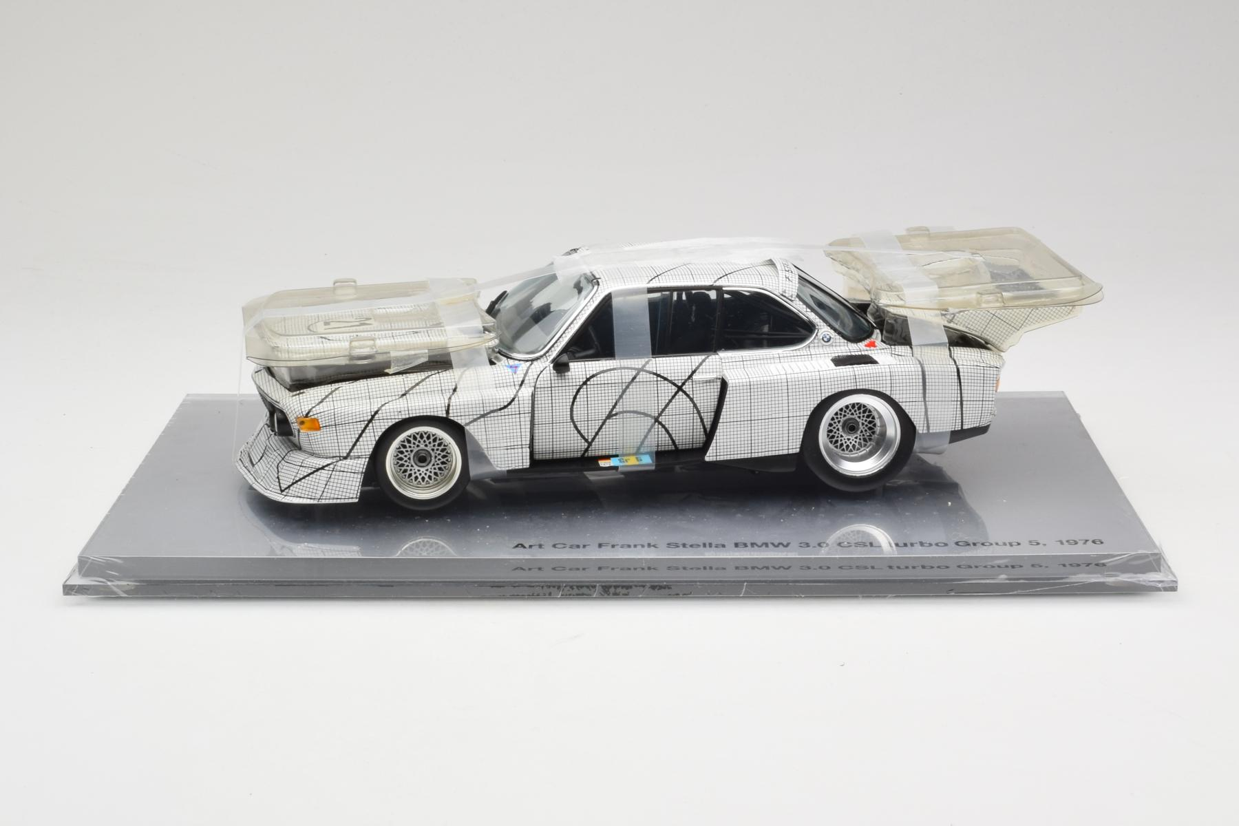 BMW 3.0 CSL Art Car Frank Stella Minichamps 1:18