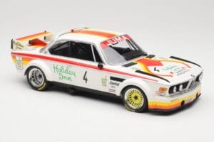 BMW 3.0 CSL E9 Juma Tuning J. Corbisier / T. Joosen / L. Berndtson GP Nurburgring 1976 Minichamps 1:18 155762504 Diecast - image 4 of 6