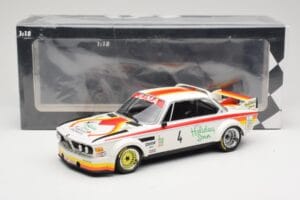BMW 3.0 CSL E9 Juma Tuning J. Corbisier / T. Joosen / L. Berndtson GP Nurburgring 1976 Minichamps 1:18 155762504 Diecast - image 6 of 6
