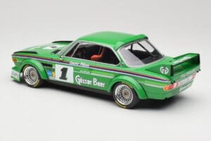BMW 3.0 CSL E9 #1 Alpina G. Nilsson / D. Quester Winners Nürburgring 1977 Minichamps 1:18 155772501 Diecast - image 5 of 6