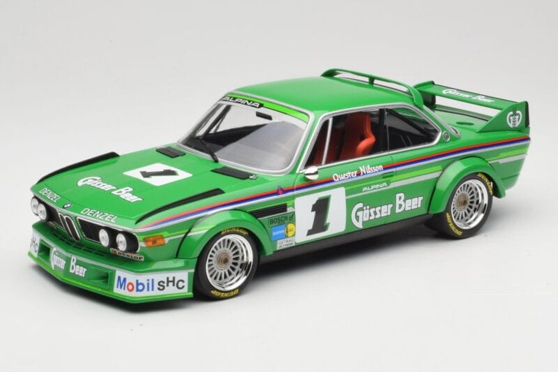 BMW 3.0 CSL E9 #1 Alpina G. Nilsson / D. Quester Winners Nürburgring 1977 Minichamps 1:18 155772501 Diecast
