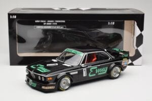 BMW 3.0 CSL E9 #1 F. Grano / P. Xhenceval GP Brno 1978 Minichamps 1:18 155782501 Diecast - image 6 of 6