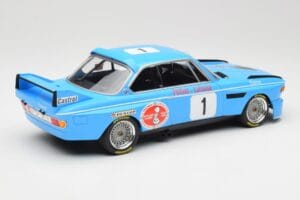 BMW 3.0 CSL E9 #1 Precision Liegeoise J. Peltier / C. Lafosse Winners 4 Hours Monza 1974 Minichamps 1:18 155742681 Diecast - image 2 of 6