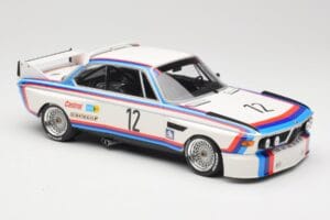 BMW 3.0 CSL E9 #12 BMW Motorsport C. Amon / H-J. Stuck Winners 6 Hours Nurburgring 1973 Minichamps 1:18 155732612 Diecast - image 4 of 6