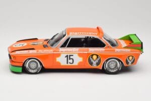 BMW 3.0 CSL E9 #15 Jägermeister Racing N. Lauda / G. Joisten 6 Hours Nurburgring 1973 Minichamps 1:18 155732615 Diecast - image 3 of 6