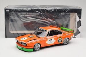 BMW 3.0 CSL E9 #15 Jägermeister Racing N. Lauda / G. Joisten 6 Hours Nurburgring 1973 Minichamps 1:18 155732615 Diecast - image 6 of 6