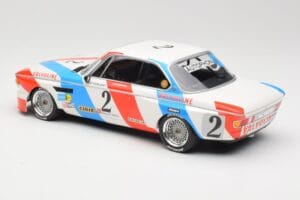 BMW 3.0 CSL E9 #2 Luigi Racing A. de Fierlant / P. Xhenceval Winners 24 Hours of Spa 1975 Minichamps 1:18 155752602 Diecast - image 5 of 6