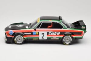 BMW 3.0 CSL E9 #2 Luigi Racing J-M. de Wael / A. de Fierlant Winners GP Nurburgring 1976 Minichamps 1:18 155762502 Diecast - image 3 of 6