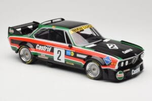 BMW 3.0 CSL E9 #2 Luigi Racing J-M. de Wael / A. de Fierlant Winners GP Nurburgring 1976 Minichamps 1:18 155762502 Diecast - image 4 of 6