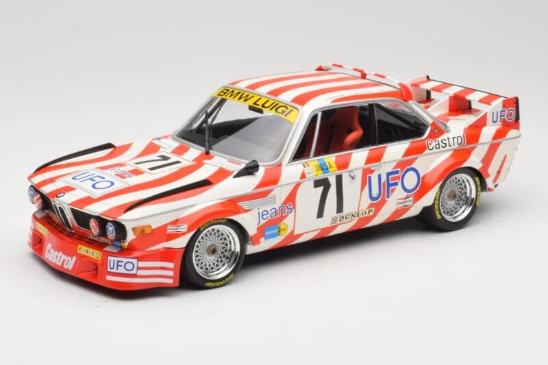 BMW 3.0 CSL E9 #71 Luigi Racing P. Xhenceval / J. Dieudonné 24 Hours of Le Mans 1977 Minichamps 1:18 155772571 Diecast