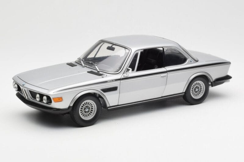 BMW 3.0 CSL E9 Silver Minichamps 1:18 180029020 Diecast