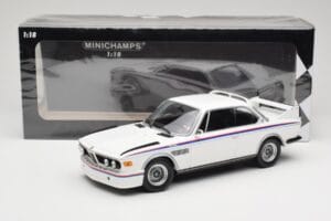 BMW 3.0 CSL E9 White Minichamps 1:18 155028136 Diecast - image 6 of 6