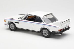 BMW 3.0 CSL E9 With Spoiler Set White Minichamps 1:18 180029021 Diecast - image 7 of 8