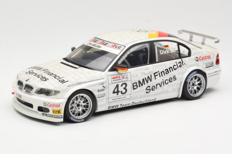 BMW 320i E46 #43 D. Muller WTCC 2005 AUTOart 1:18 80543 Diecast