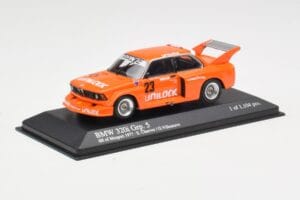 BMW 320i Group 5 #23 E. Cheever / G. Villeneuve 6 Hours of Mosport Class Winners 1977 Damaged Spoiler Minichamps 1:43 4007723 - image 2 of 5