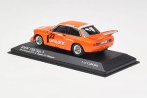 BMW 320i Group 5 #23 E. Cheever / G. Villeneuve 6 Hours of Mosport Class Winners 1977 Damaged Spoiler Minichamps 1:43 4007723 - image 4 of 5