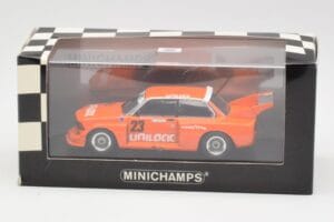 BMW 320i Group 5 #23 E. Cheever / G. Villeneuve 6 Hours of Mosport Class Winners 1977 Damaged Spoiler Minichamps 1:43 4007723 - image 5 of 5