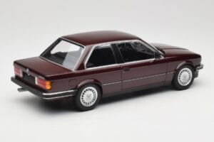 BMW 323i E30 Dark Red Metallic Minichamps 1:18 155026007 Diecast - image 2 of 6