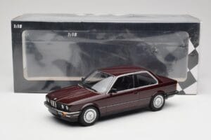 BMW 323i E30 Dark Red Metallic Minichamps 1:18 155026007 Diecast - image 6 of 6